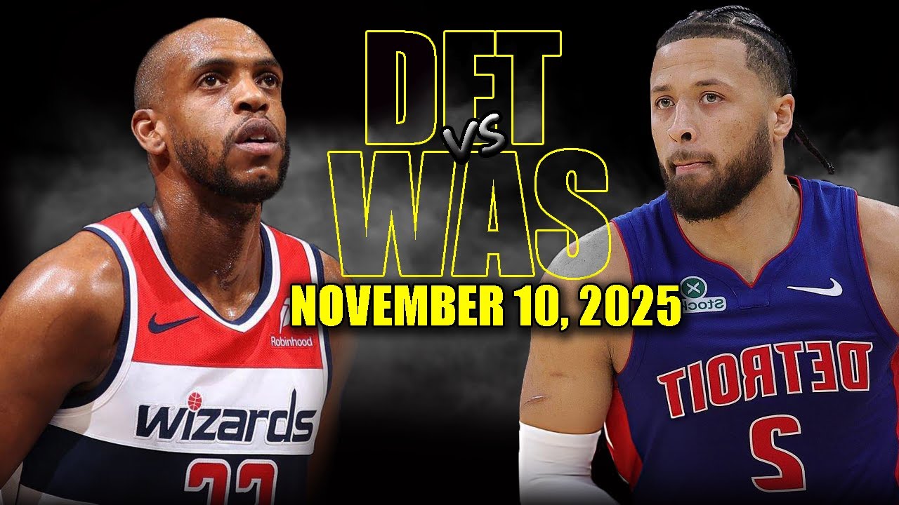Detroit Pistons vs Washington Wizards Full Game Highlights - November 10, 2025 | NBA Season