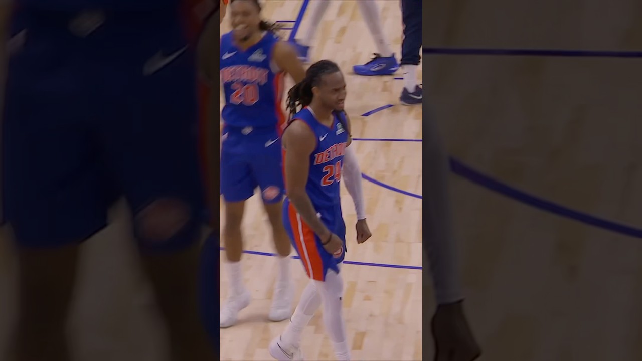 ICE IN HIS VEINS 🥶 #nba #detroit #pistons