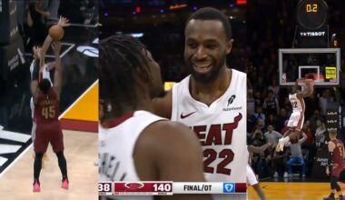 Andrew Wiggins INSANE game winner buzzer beater vs Cavs after Spida crazy tying 3