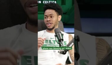 Ant’s phone blew up the second he got traded 📲 Tap the link to watch the full interview