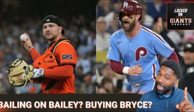 GIANTS TRADE BUZZ: Patrick Bailey COULD be moved | Bryce Harper is a POTENTIAL TARGET