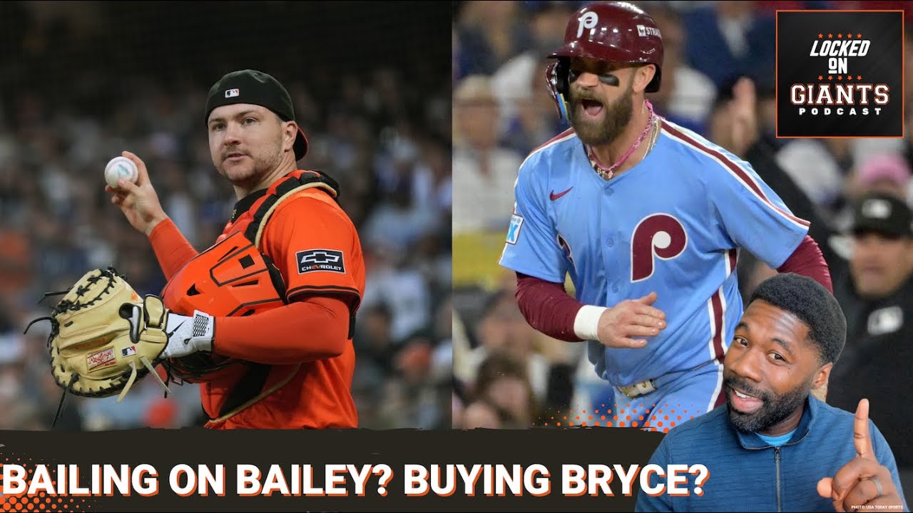 GIANTS TRADE BUZZ: Patrick Bailey COULD be moved | Bryce Harper is a POTENTIAL TARGET