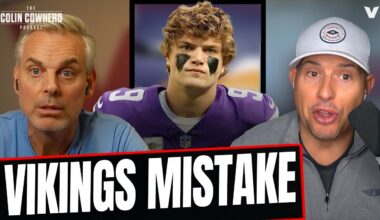 Why J.J. McCarthy was a MISTAKE for Minnesota Vikings | Colin Cowherd NFL