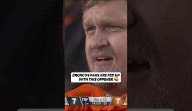 Broncos fans are booing their own team... #NFL #football #broncos