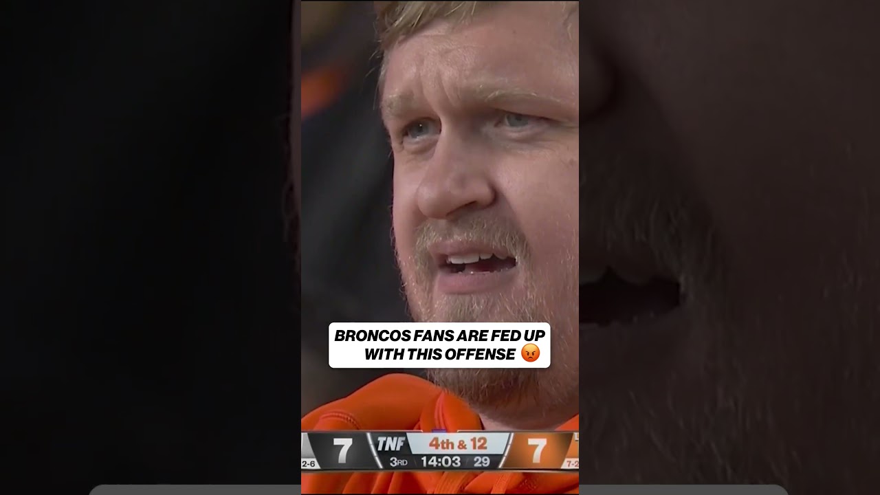 Broncos fans are booing their own team... #NFL #football #broncos