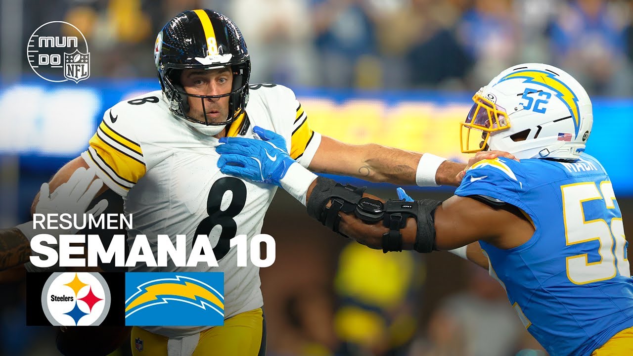 Pittsburgh Steelers vs. Los Angeles Chargers | Resumen NFL español - Semana 10 | NFL Highlights 2025