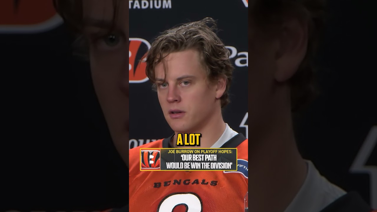 Joe Burrow keeps it real 💯 #NFL #bengals #burrow