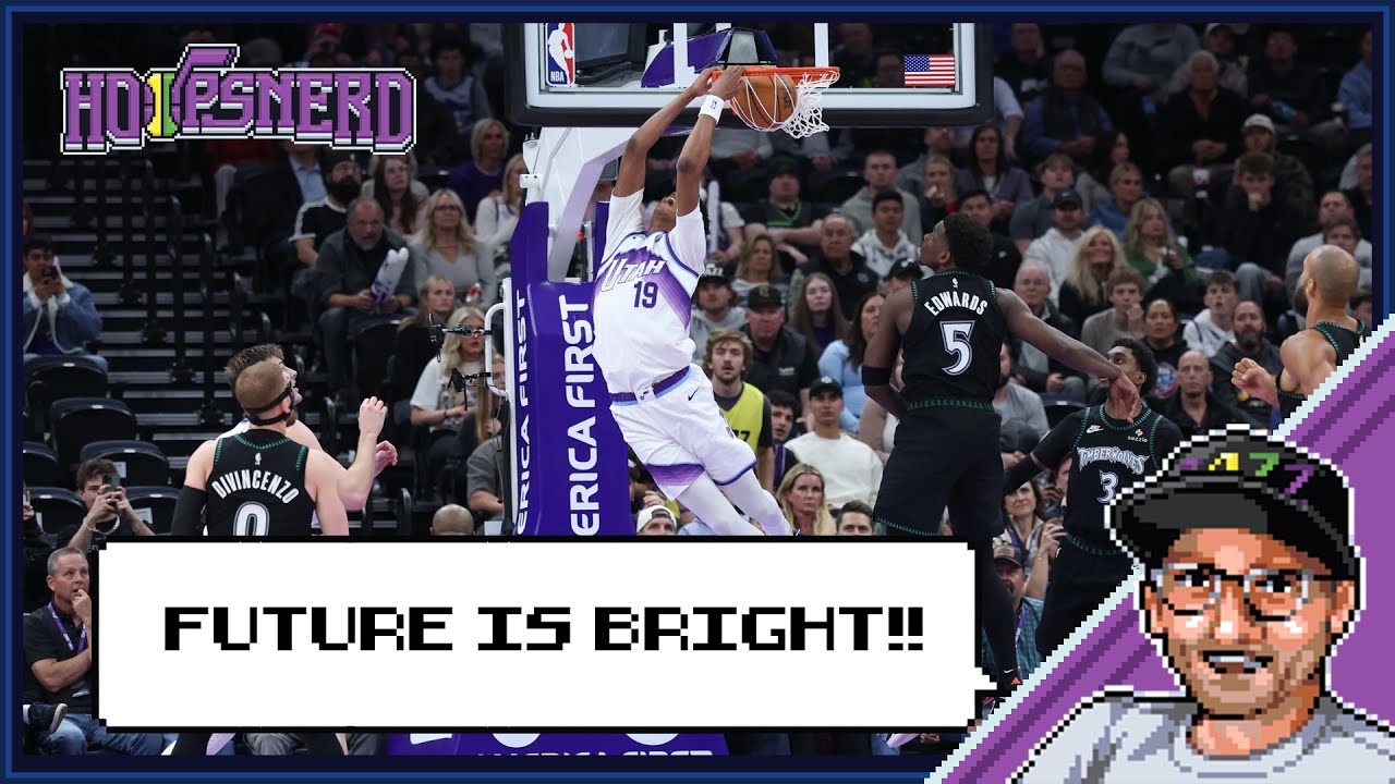 Utah Jazz vs Minnesota Timberwolves Post Game | Ace Bailey getting better! | Hoops Nerd Show