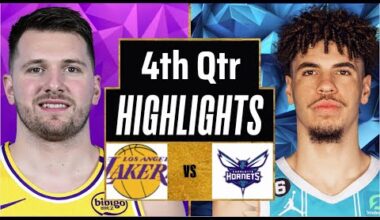 Los Angeles Lakers vs Charlotte Hornets Full 4th Qtr P2 Highlights | Nov 10 | 2025 NBA Highlights