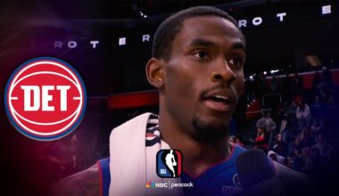 Detroit Pistons' Jalen Duren: Daniss Jenkins has never shied from big moments | NBA on NBC
