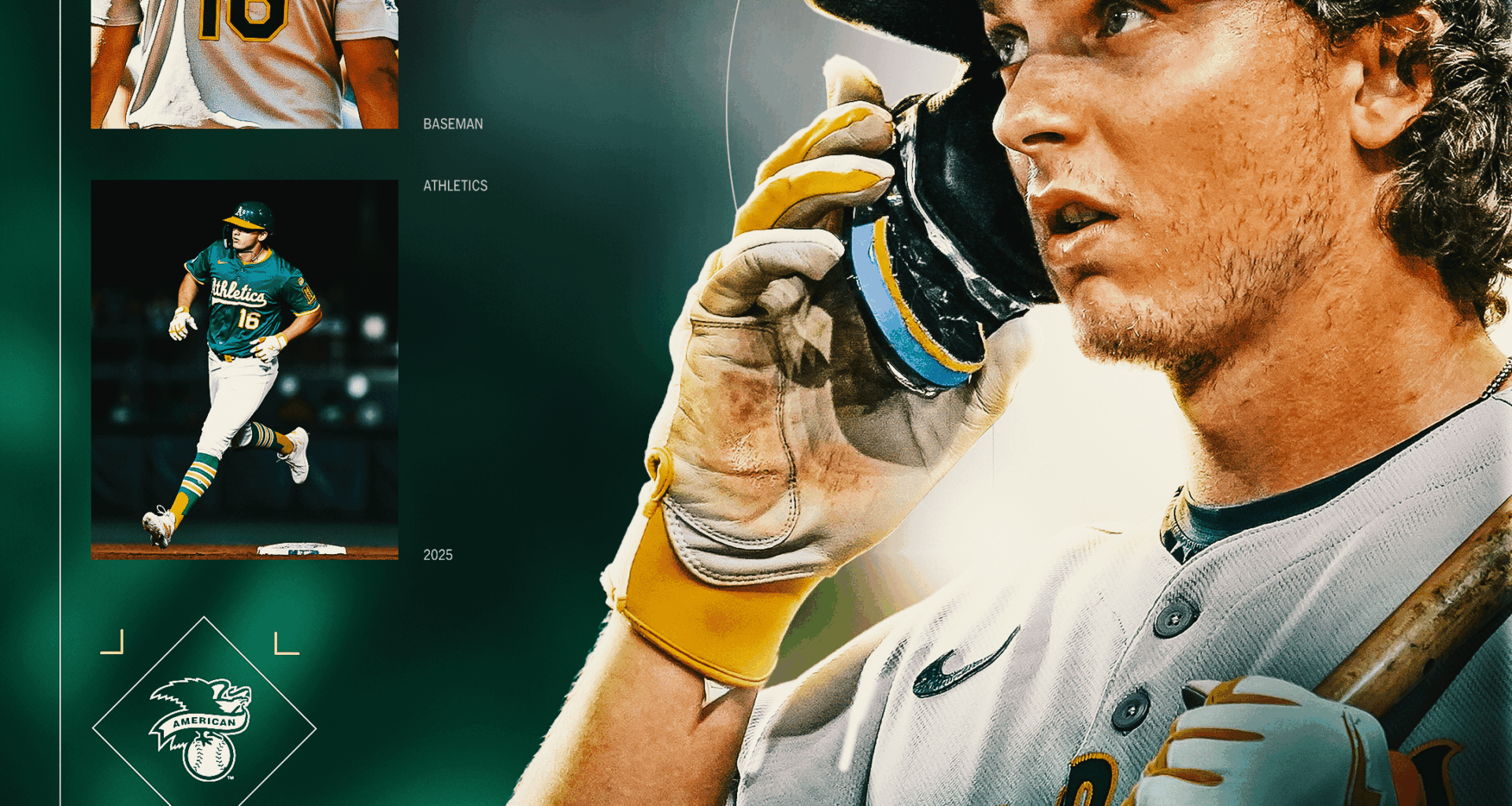 Nick Kurtz is the 2025 American League Jackie Robinson Rookie of the Year