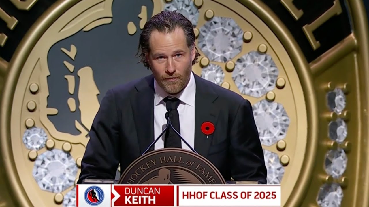 Duncan Keith Full Hall of Fame Induction Speech | Chicago Blackhawks