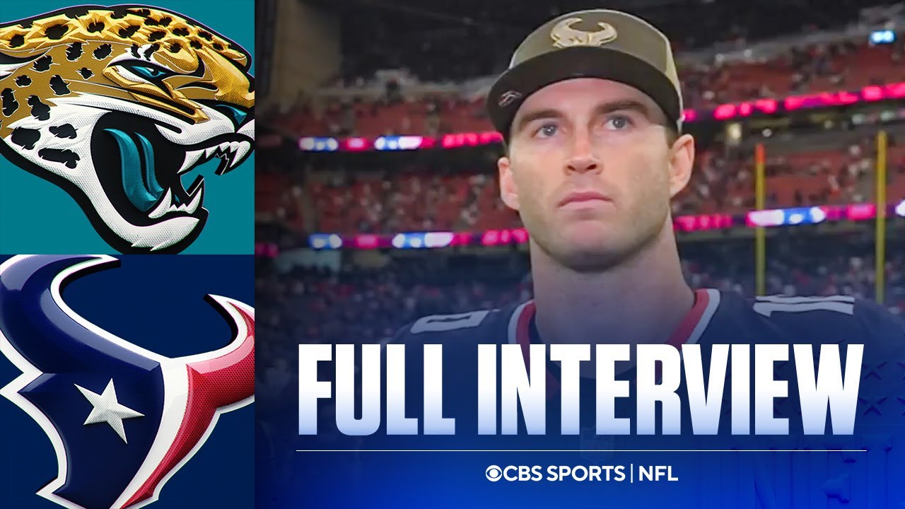 Davis Mills after the Texans thrilling 19-point comeback against the Jaguars in the 4th quarter