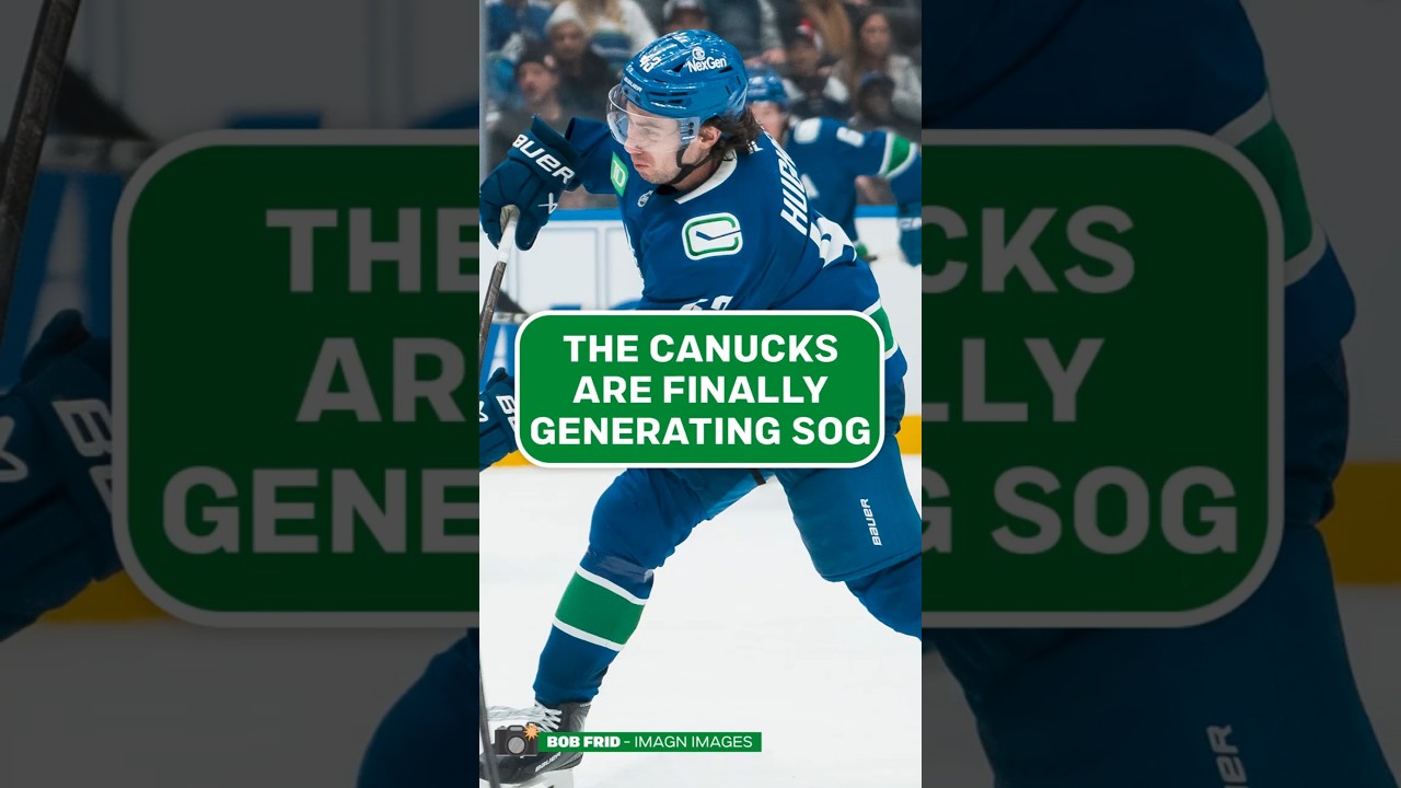 The Canucks have recently done a much better job generating shots and pushing the pace offensively