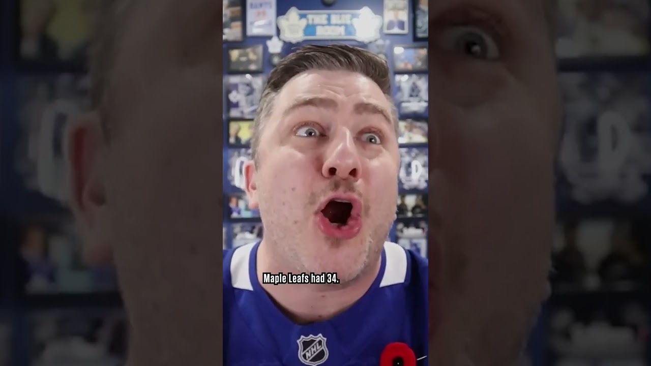 50 shots fewer? AT HOME!? #leafs #nhl