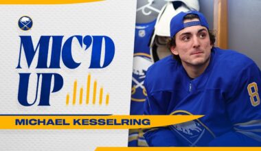 "Put Me In The Shootout!" | Michael Kesselring Mic'd Up At Buffalo Sabres Practice