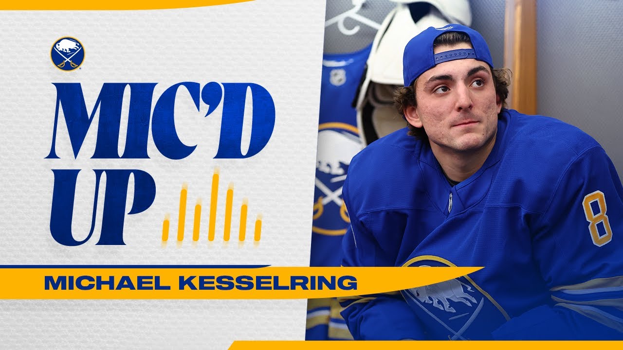 "Put Me In The Shootout!" | Michael Kesselring Mic'd Up At Buffalo Sabres Practice
