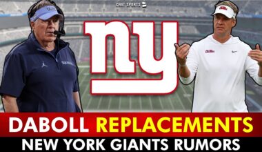 TOP Brian Daboll Replacements, Giants Head Coach Candidates | New York Giants Rumors, News