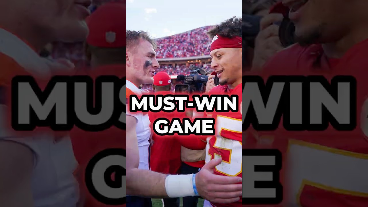 The Chiefs MUST Win In Week 11 vs. The Denver Broncos #nfl #chiefs #shorts