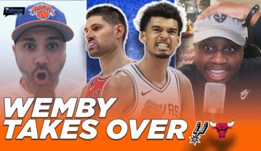 Spurs-Bulls Reaction: Victor Wembanyama DOMINATES w/ ALIEN TYPE SH*T | The Dime With Josh and Kwab