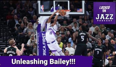 GAMECHANGER: Ace Bailey Joins Utah Jazz Starters, IMPRESSES With Skill and FLIP Fights