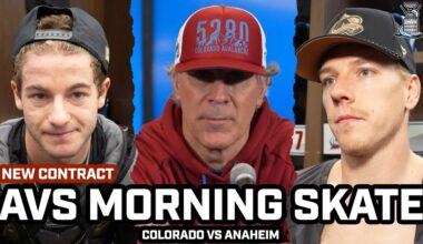 Jared Bednar & Avs on Gavin Brindley 2yr EXTENSION & Big Game vs Ducks