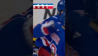 The Breadman banks it in for his second of the night #artemipanarin #nyr #nhl #hockey #goal