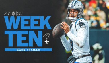 Panthers vs Saints: Week 10 | Game Trailer