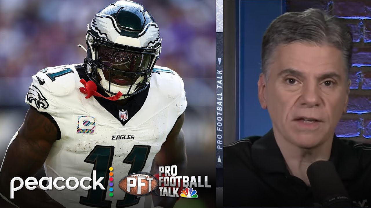Philadelphia Eagles’ A.J. Brown, DeVonta Smith not utilized well | Pro Football Talk | NFL on NBC