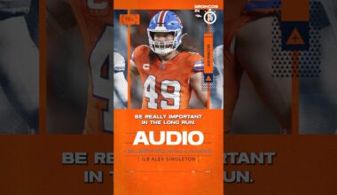 In #Broncosin60 Alex Singleton shares his health update + teammate Justin Strnad shows support