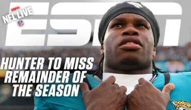 Travis Hunter has season-ending surgery: 'Significant loss' for the Jaguars - Orlovsky | NFL Live