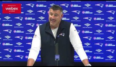 Mike Vrabel on Facing the Jets: "This Will Be a Challenge." | Patriots Press Conference