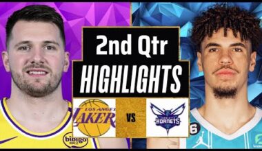 Los Angeles Lakers vs Charlotte Hornets Full 2nd Qtr P2 Highlights | Nov 10 | 2025 NBA Highlights