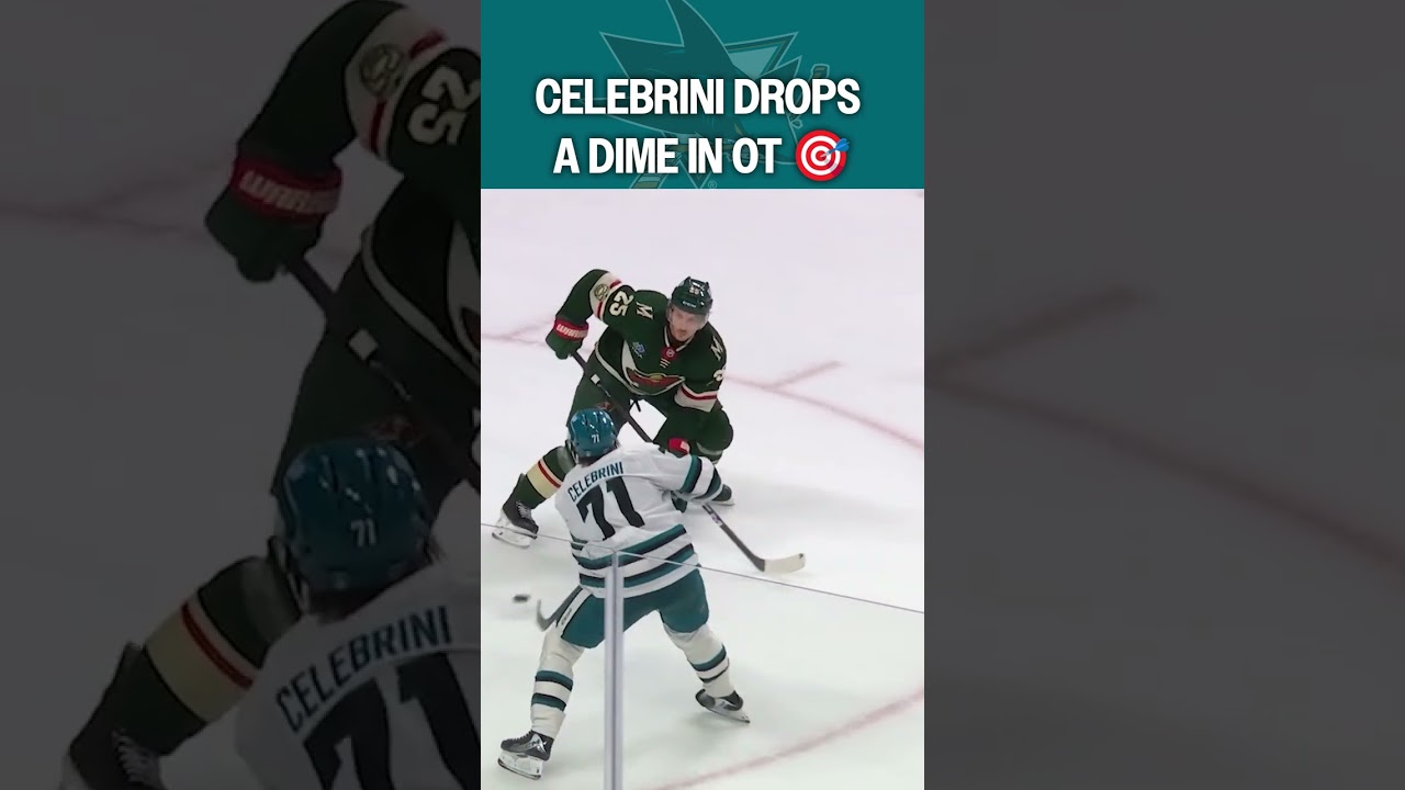 Macklin Celebrini = OT Playmaker 🙌