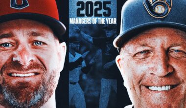 REPEAT WINNERS! Pat Murphy, Stephen Vogt make history with latest Manager of the Year honors! 🥞