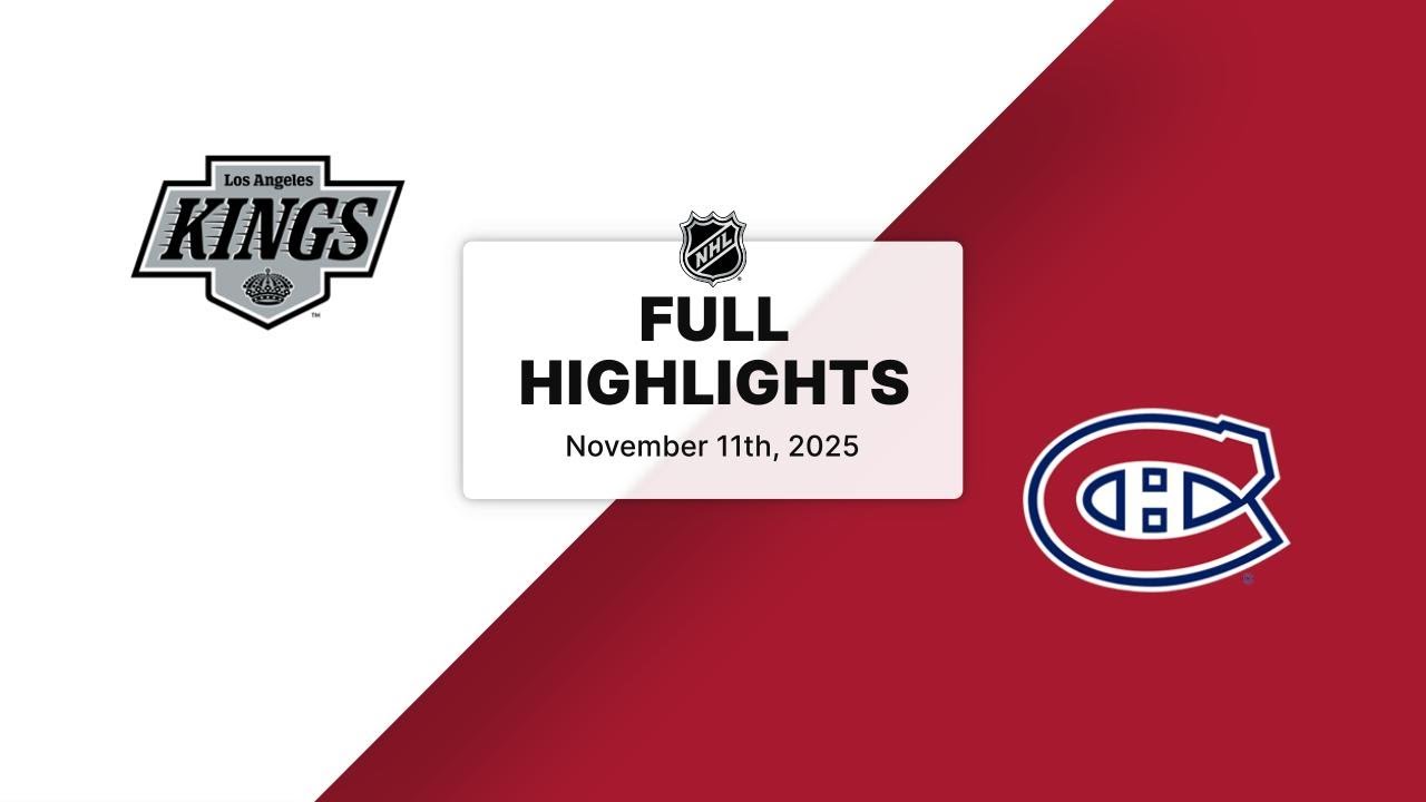 NHL Highlights | Kings vs. Canadiens | November 11, 2025