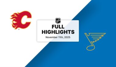 NHL Highlights | Flames vs. Blues | November 11, 2025