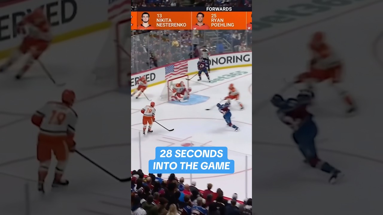 LEHKONEN SCORES 28 SECONDS IN