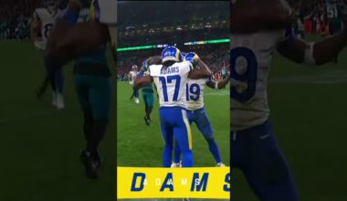 Davante Adams in the end zone 🤩 #rams #nfl #shorts