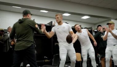 Go Inside the Saints Locker Room after Week 10 Win at Panthers