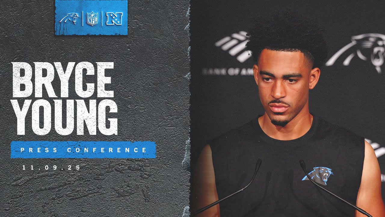 Bryce Young addresses the media after Saints game | Carolina Panthers