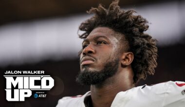 Jalon Walker is Mic'd Up vs The Colts Playing In Berlin, Germany