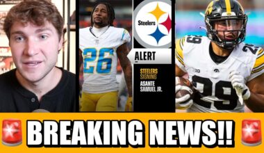 Pittsburgh Steelers SIGNED Asante Samuel Jr. & Preseason STANDOUT Sebastian Castro Rejoins The Squad