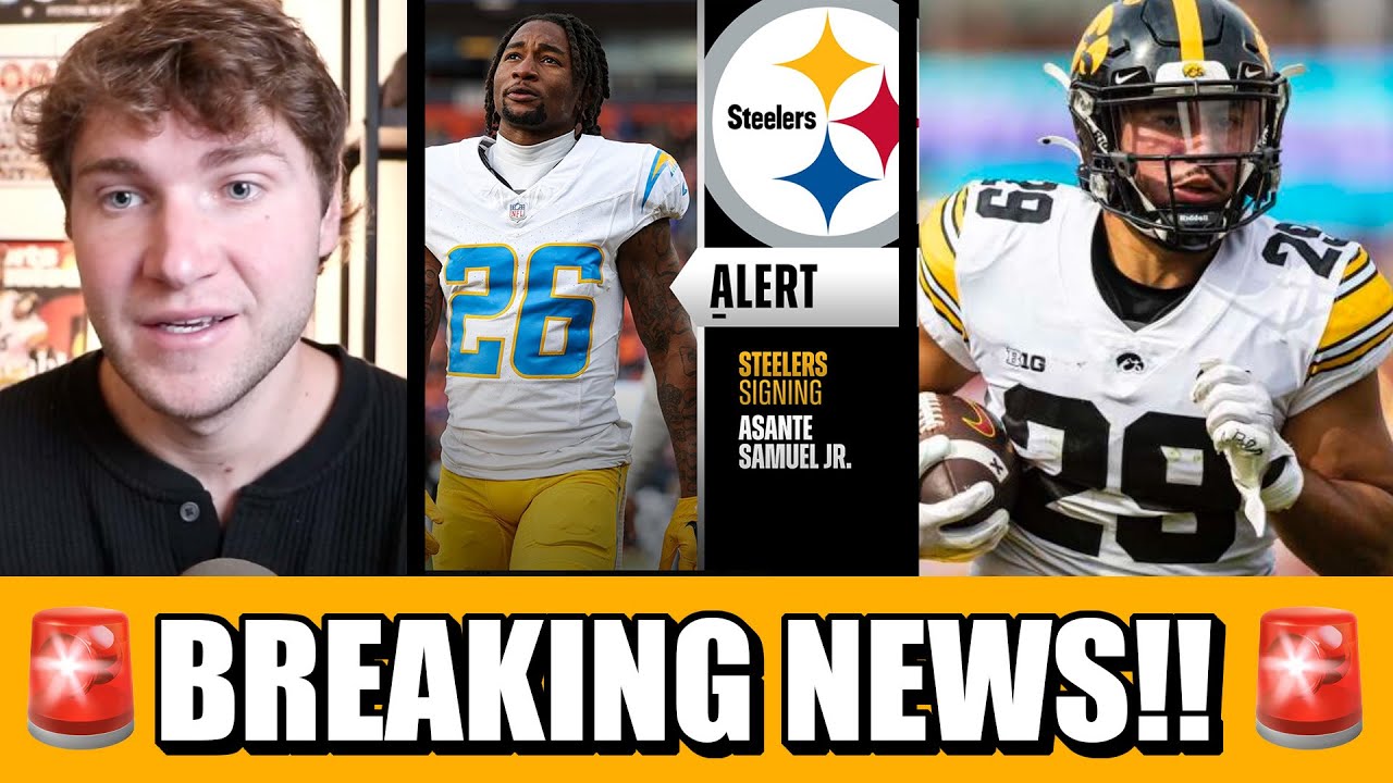 Pittsburgh Steelers SIGNED Asante Samuel Jr. & Preseason STANDOUT Sebastian Castro Rejoins The Squad