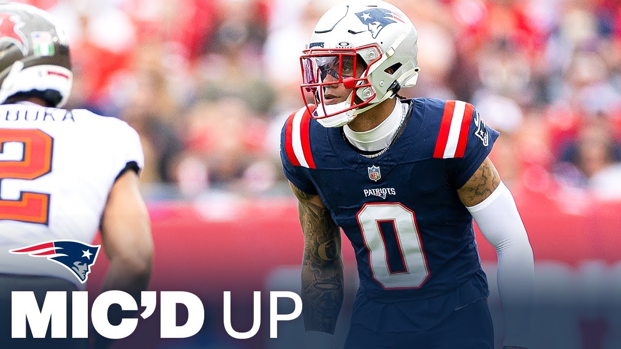 MIC'D UP: Christian Gonzalez Goes Toe-to-Toe With Emeka Egbuka in Win vs. Buccaneers | Patriots