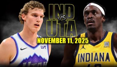 Indiana Pacers vs Utah Jazz Full Game Highlights - November 11, 2025 | NBA Season