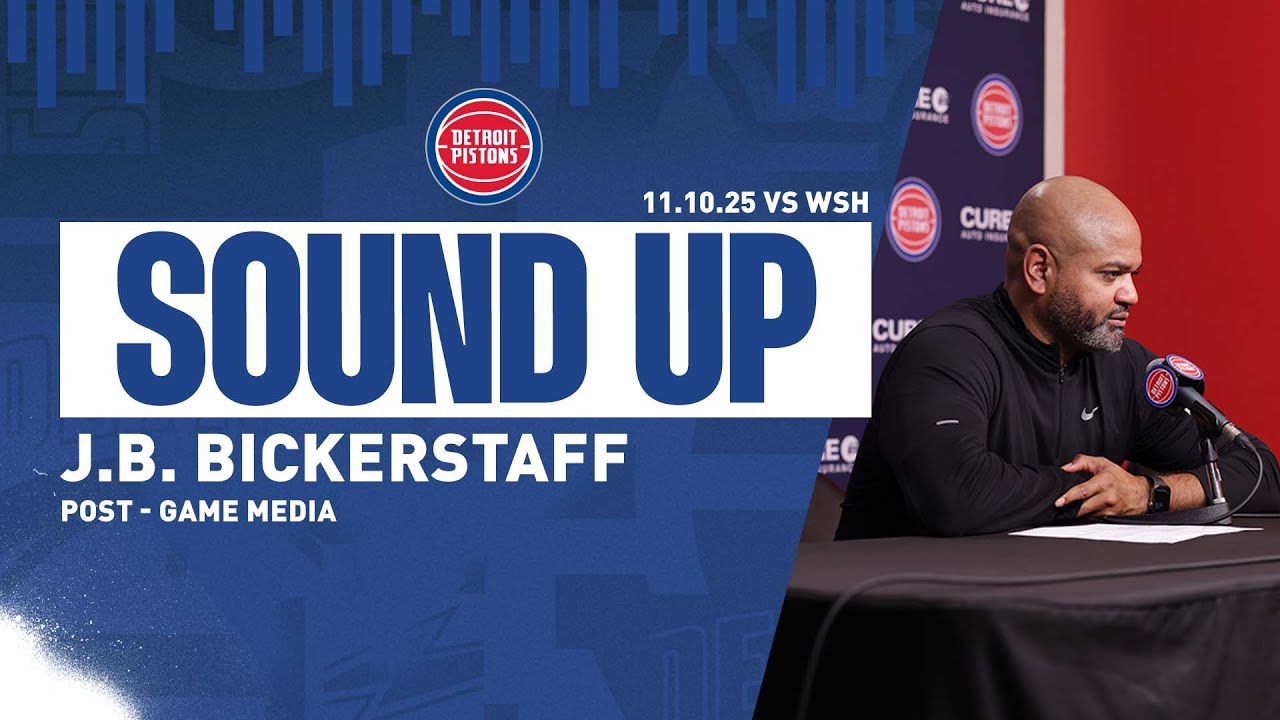 Post-Game Press Conference: J.B Bickerstaff | Pistons at Wizards | 11.10.2025