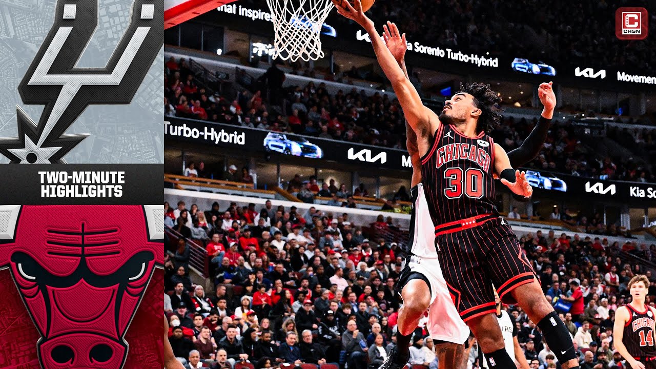 San Antonio Spurs at Chicago Bulls (11/10/25) | Game Highlights | CHSN Bulls