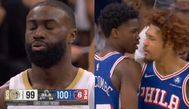 WILD Final Minute to Boston Celtics vs Philadelphia 76ers