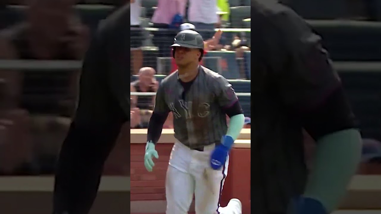 Juan Soto JUST beat this throw home 😳